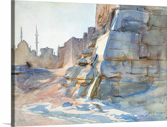 “Cairo(c. 1891)”, John Singer Sargent