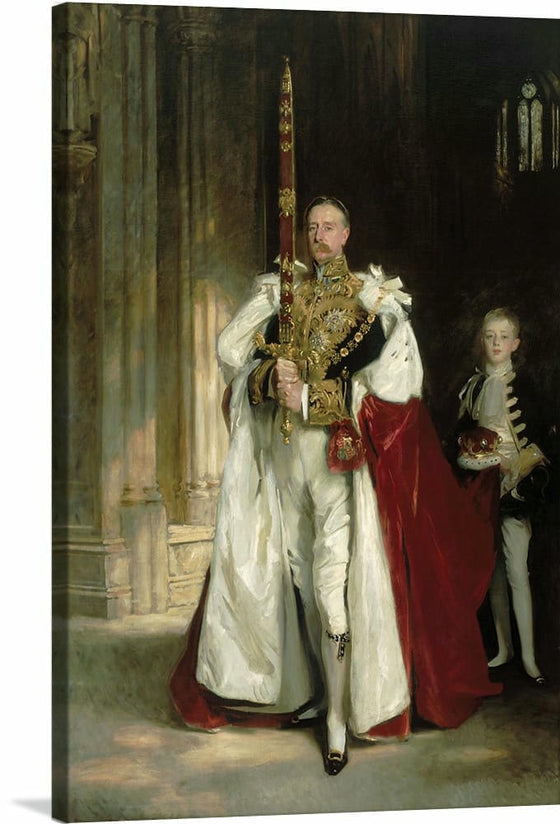 “Charles Stewart Sixth Marquess Of Londonderry Carrying The Great Sword Of State At The Coronation Of King Edward Vii (1902)”, John Singer Sargent