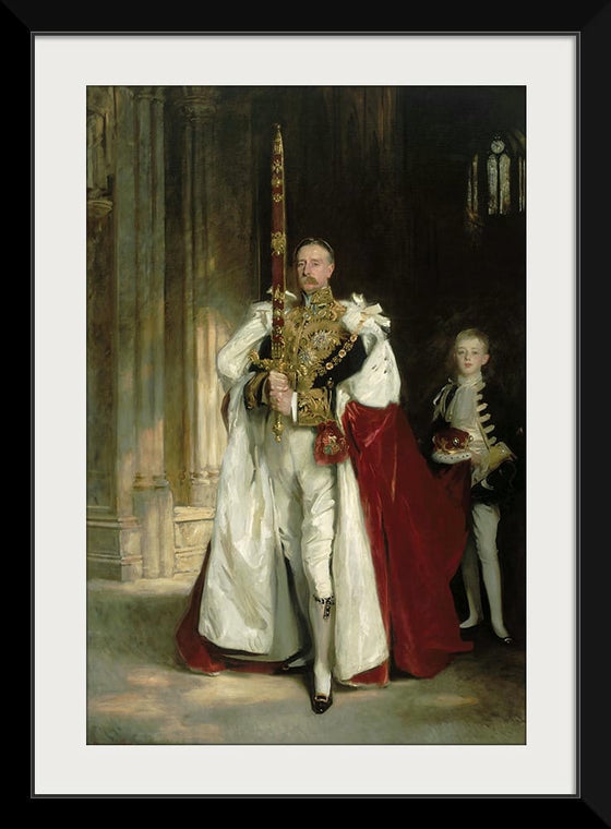 “Charles Stewart Sixth Marquess Of Londonderry Carrying The Great Sword Of State At The Coronation Of King Edward Vii (1902)”, John Singer Sargent