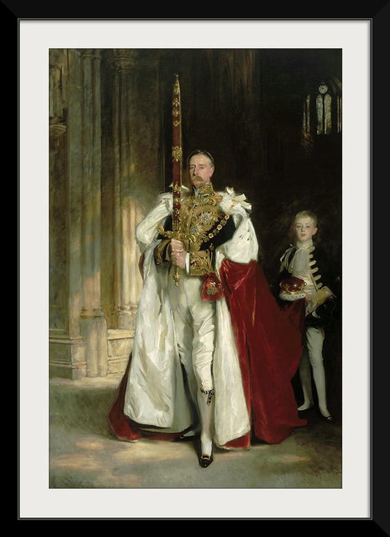 “Charles Stewart Sixth Marquess Of Londonderry Carrying The Great Sword Of State At The Coronation Of King Edward Vii (1902)”, John Singer Sargent