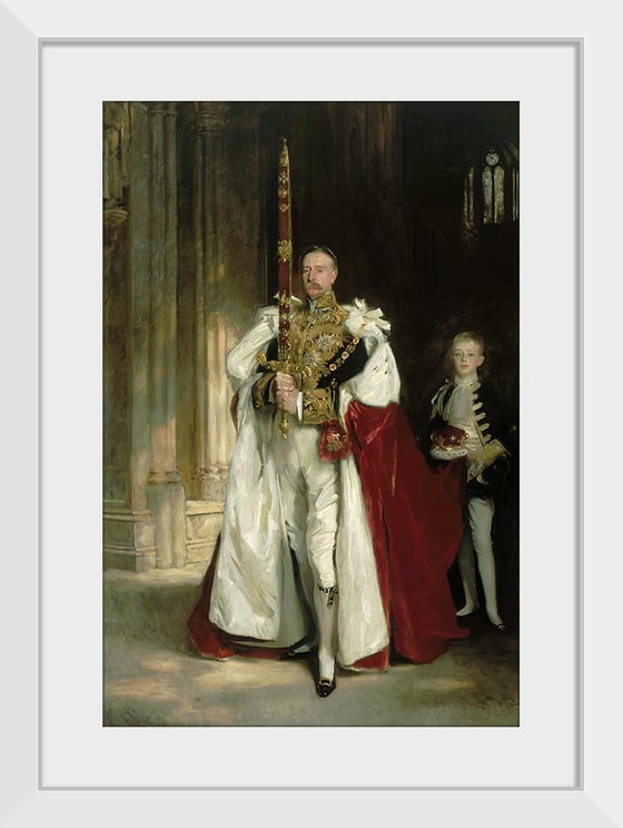 “Charles Stewart Sixth Marquess Of Londonderry Carrying The Great Sword Of State At The Coronation Of King Edward Vii (1902)”, John Singer Sargent