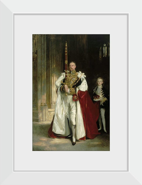 “Charles Stewart Sixth Marquess Of Londonderry Carrying The Great Sword Of State At The Coronation Of King Edward Vii (1902)”, John Singer Sargent