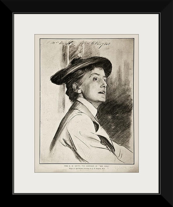 “Ethel Smyth Circa (1901)”, John Singer Sargent