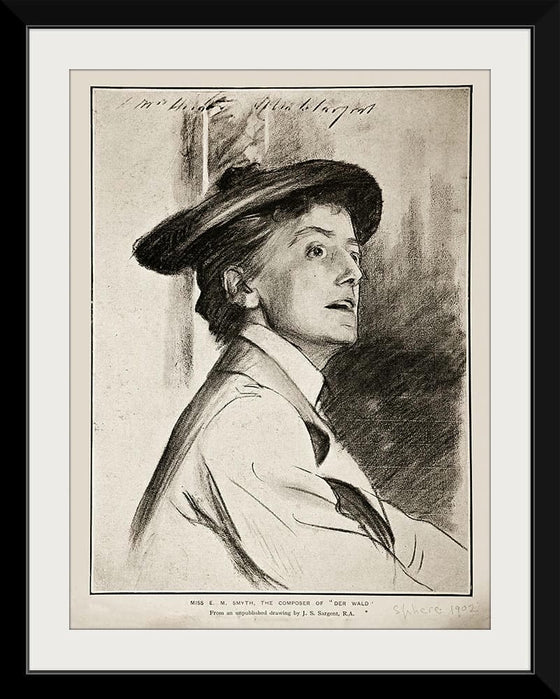 “Ethel Smyth Circa (1901)”, John Singer Sargent