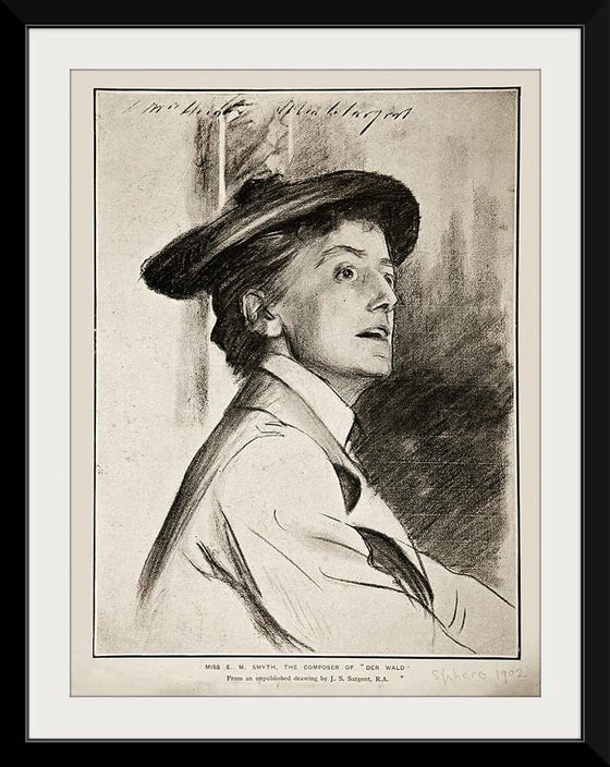 “Ethel Smyth Circa (1901)”, John Singer Sargent