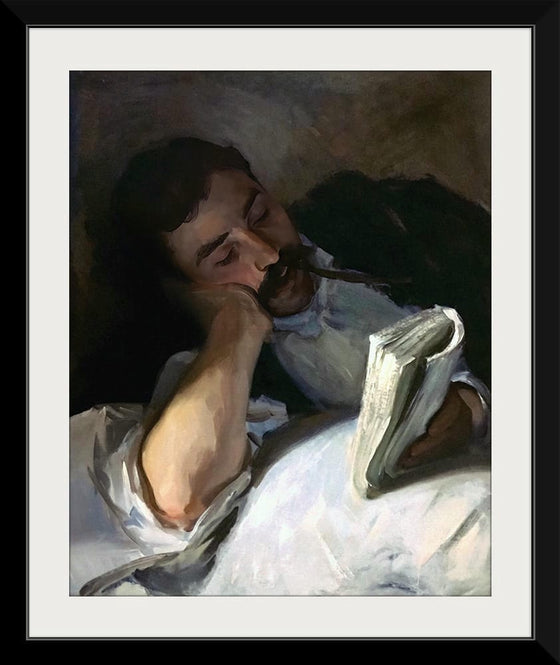 “Man Reading (Nicola Dinverno) (c. 1904-1908)”, John Singer Sargent