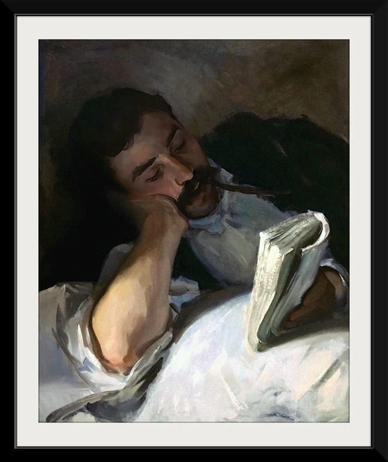 “Man Reading (Nicola Dinverno) (c. 1904-1908)”, John Singer Sargent