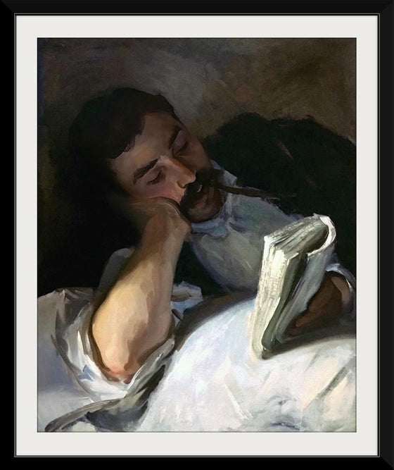 “Man Reading (Nicola Dinverno) (c. 1904-1908)”, John Singer Sargent