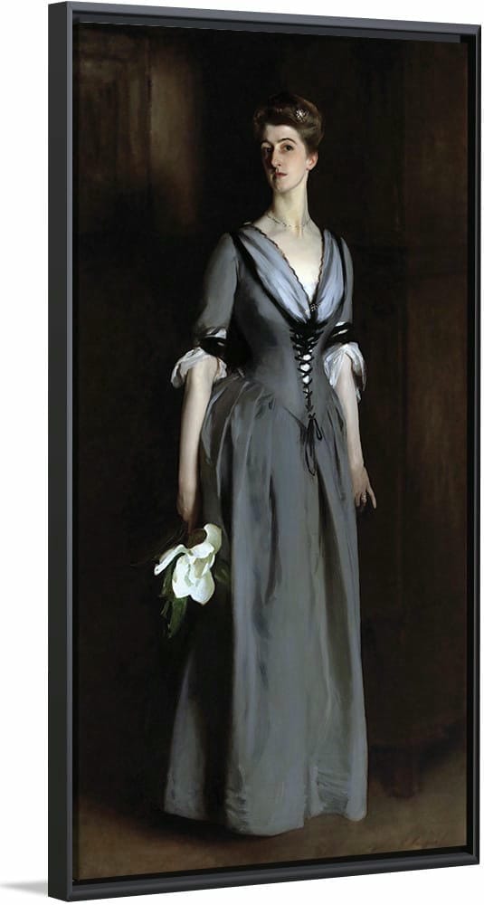 “Mrs Albert Vickers (Edith Foster) (c. 1884-1884)”, John Singer Sargent