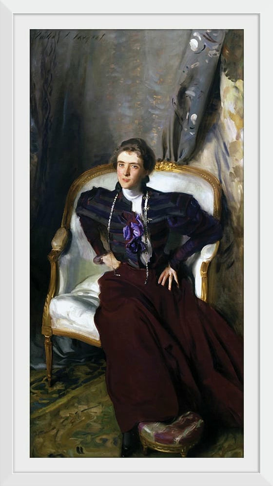 “Mrs Charles Thursby (c. 1897)”, John Singer Sargent