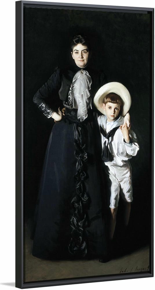 “Portrait Of Mrs Edward L Davis And Her Son Livingston Davis”, John Singer Sargent