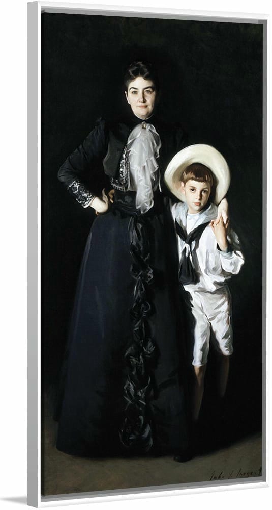 “Portrait Of Mrs Edward L Davis And Her Son Livingston Davis”, John Singer Sargent