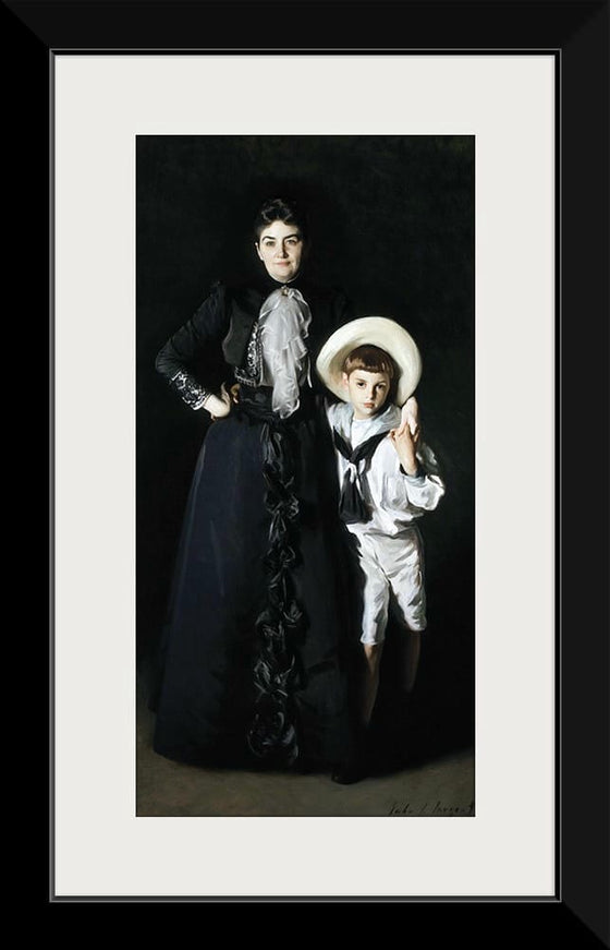 “Portrait Of Mrs Edward L Davis And Her Son Livingston Davis”, John Singer Sargent