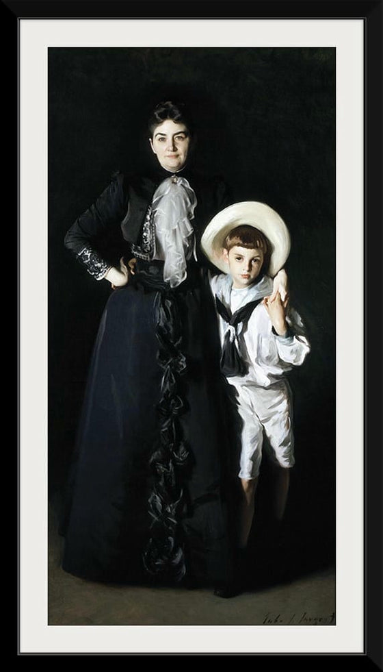 “Portrait Of Mrs Edward L Davis And Her Son Livingston Davis”, John Singer Sargent