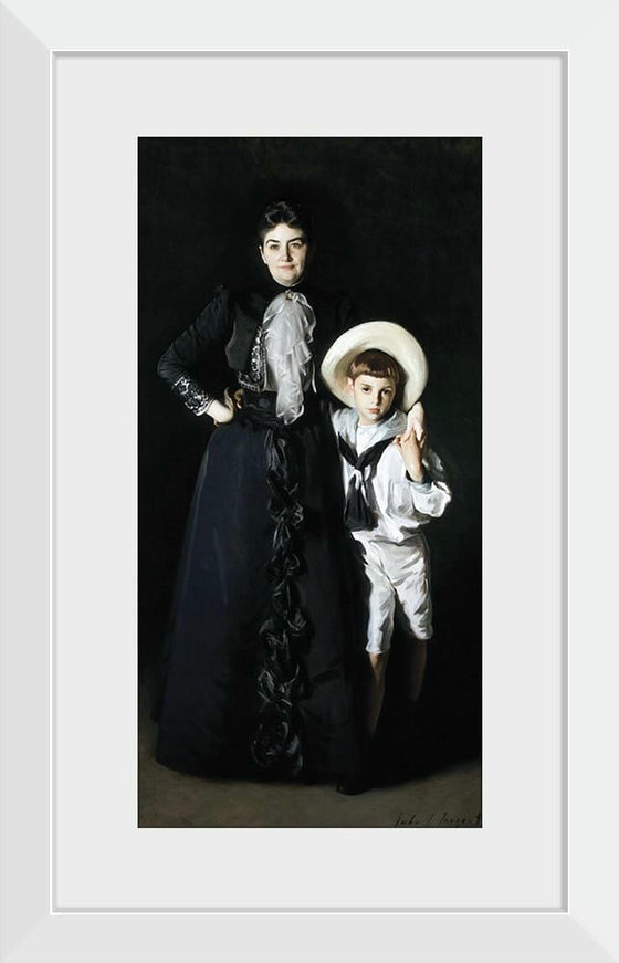 “Portrait Of Mrs Edward L Davis And Her Son Livingston Davis”, John Singer Sargent