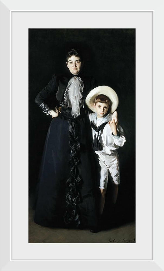 “Portrait Of Mrs Edward L Davis And Her Son Livingston Davis”, John Singer Sargent