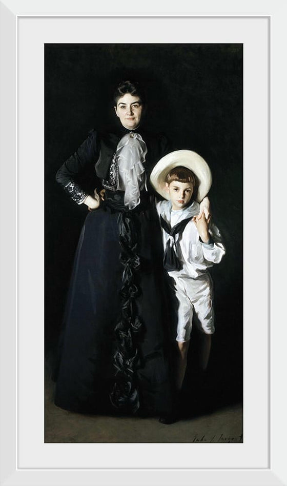 “Portrait Of Mrs Edward L Davis And Her Son Livingston Davis”, John Singer Sargent