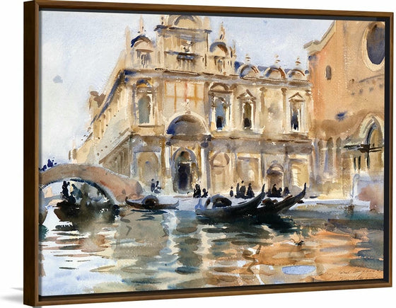 “Rio Dei Mendicanti Venice (c. 1909)”, John Singer Sargent