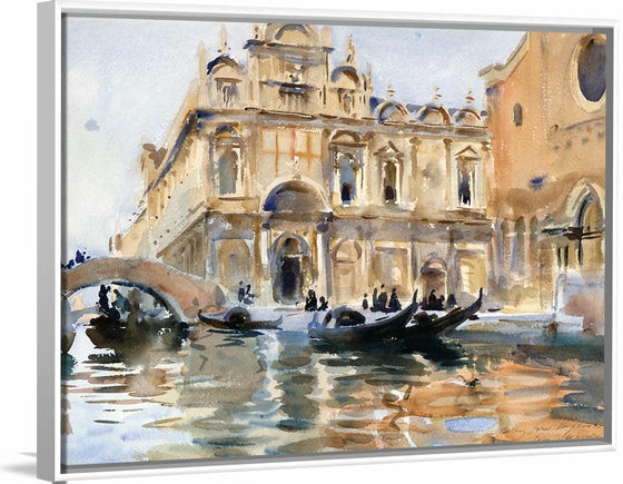 “Rio Dei Mendicanti Venice (c. 1909)”, John Singer Sargent