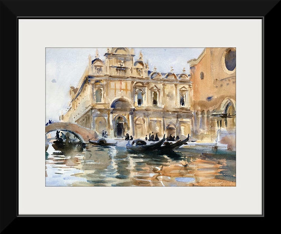 “Rio Dei Mendicanti Venice (c. 1909)”, John Singer Sargent