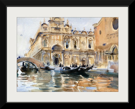 “Rio Dei Mendicanti Venice (c. 1909)”, John Singer Sargent