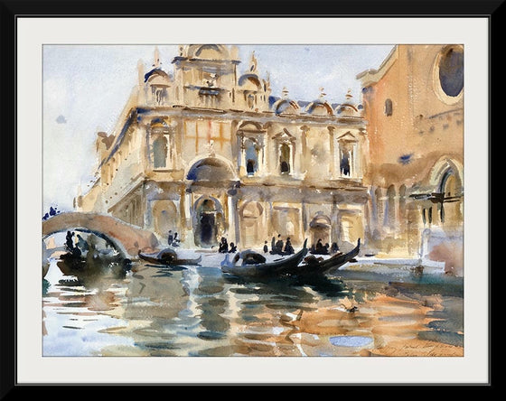 “Rio Dei Mendicanti Venice (c. 1909)”, John Singer Sargent