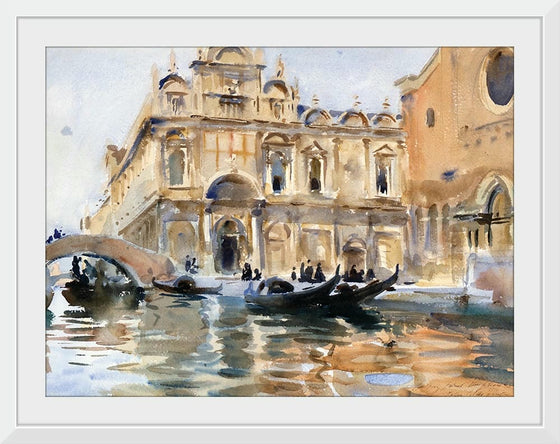 “Rio Dei Mendicanti Venice (c. 1909)”, John Singer Sargent