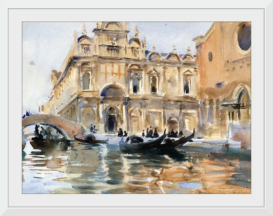 “Rio Dei Mendicanti Venice (c. 1909)”, John Singer Sargent