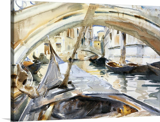 “Rio Di Santa Maria Formosa Venice (1905)”, John Singer Sargent