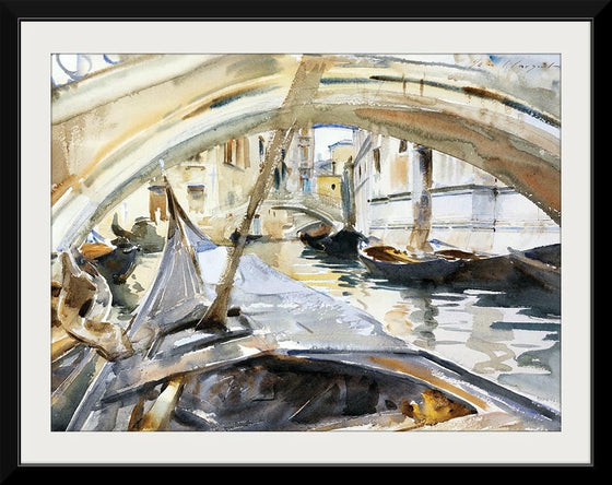 “Rio Di Santa Maria Formosa Venice (1905)”, John Singer Sargent