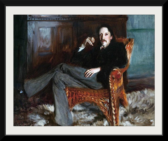 “Robert Louis Stevenson (1887)”, John Singer Sargent