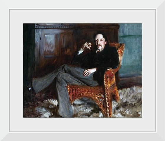 “Robert Louis Stevenson (1887)”, John Singer Sargent