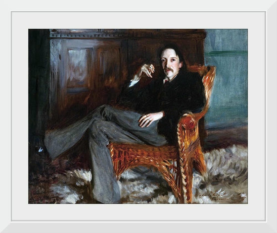 “Robert Louis Stevenson (1887)”, John Singer Sargent