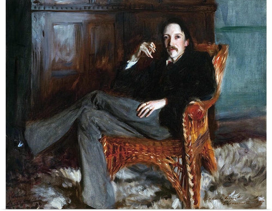 “Robert Louis Stevenson (1887)”, John Singer Sargent