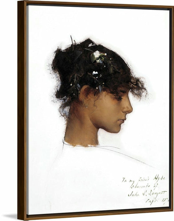 “Rosina Ferrara Head Of A Capri Girl (c. 1878)”, John Singer Sargent