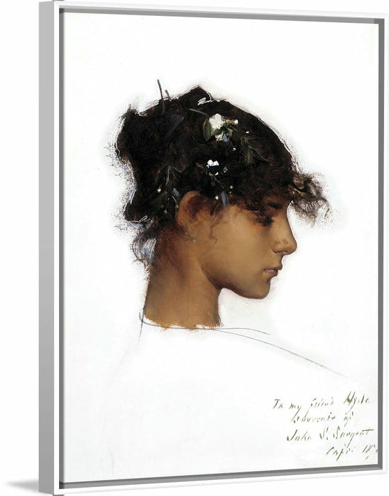 “Rosina Ferrara Head Of A Capri Girl (c. 1878)”, John Singer Sargent