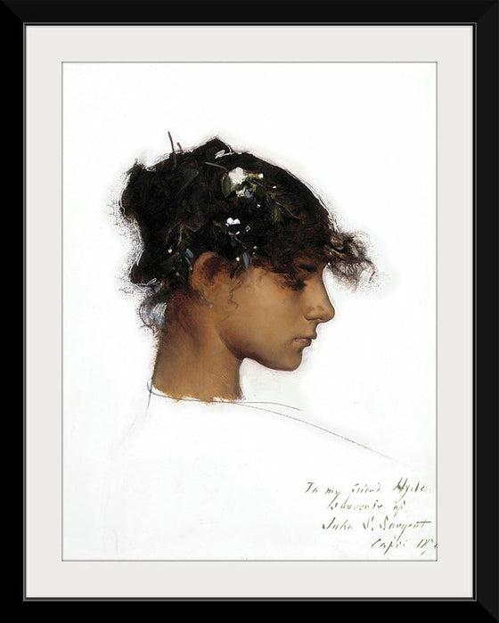 “Rosina Ferrara Head Of A Capri Girl (c. 1878)”, John Singer Sargent