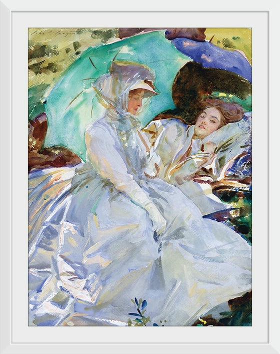 “Simplon Pass Reading (c. 1911)”, John Singer Sargent