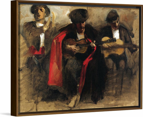 “Study For Seated Musicians For El Jaleo (c. 1882)”, John Singer Sargent