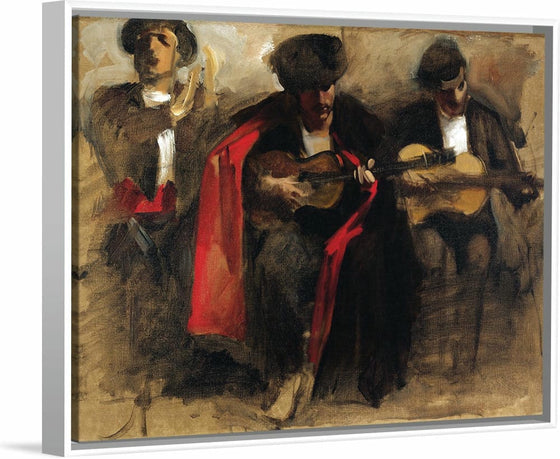 “Study For Seated Musicians For El Jaleo (c. 1882)”, John Singer Sargent