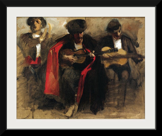 “Study For Seated Musicians For El Jaleo (c. 1882)”, John Singer Sargent