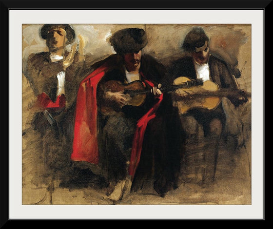 “Study For Seated Musicians For El Jaleo (c. 1882)”, John Singer Sargent