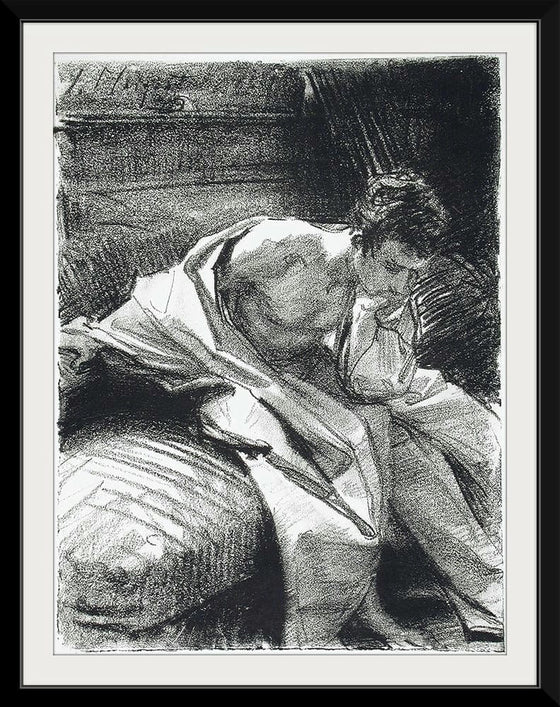 “Study Of A Young Man Seated (1895)”, John Singer Sargent