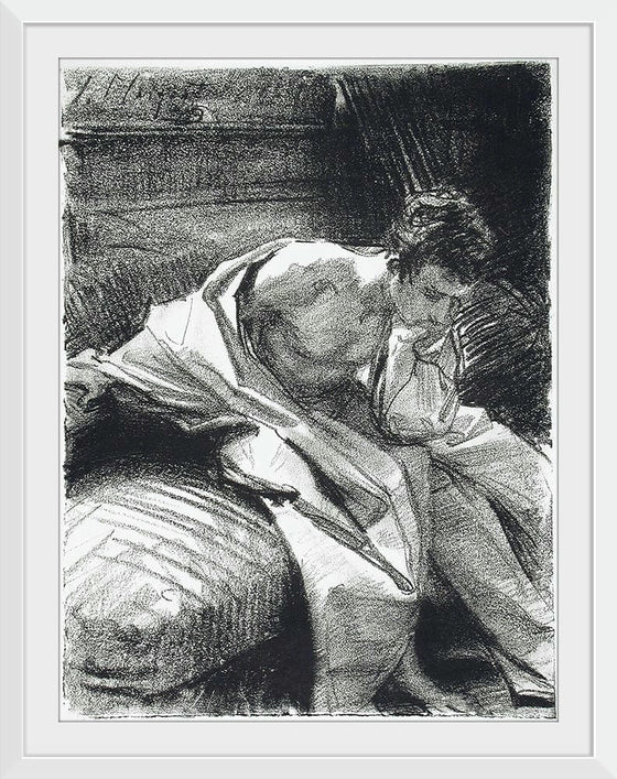 “Study Of A Young Man Seated (1895)”, John Singer Sargent