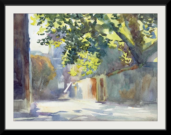 “Sunlit Wall Under A Tree (c. 1913)”, John Singer Sargent