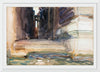 “The Calle Della Rosa With The Monte Di Pietà Venice (c. 1904)”, John Singer Sargent