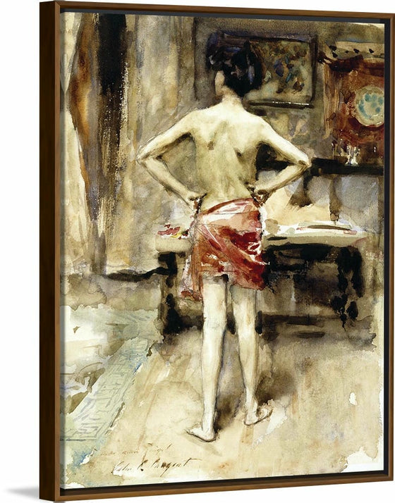 “The Model (c. 1878-1879)”, John Singer Sargent