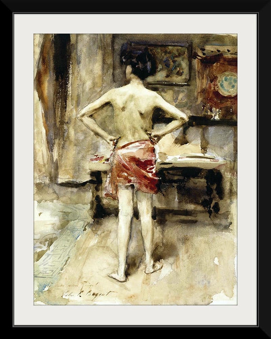 “The Model (c. 1878-1879)”, John Singer Sargent