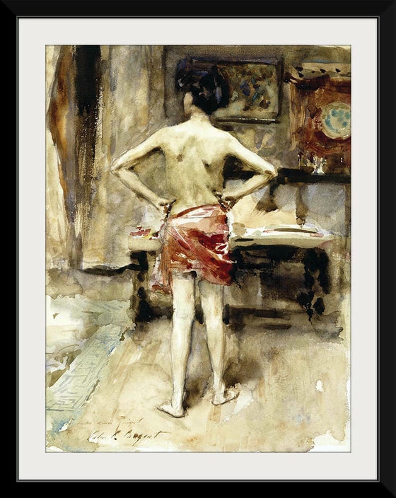 “The Model (c. 1878-1879)”, John Singer Sargent