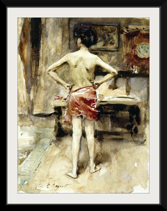 “The Model (c. 1878-1879)”, John Singer Sargent